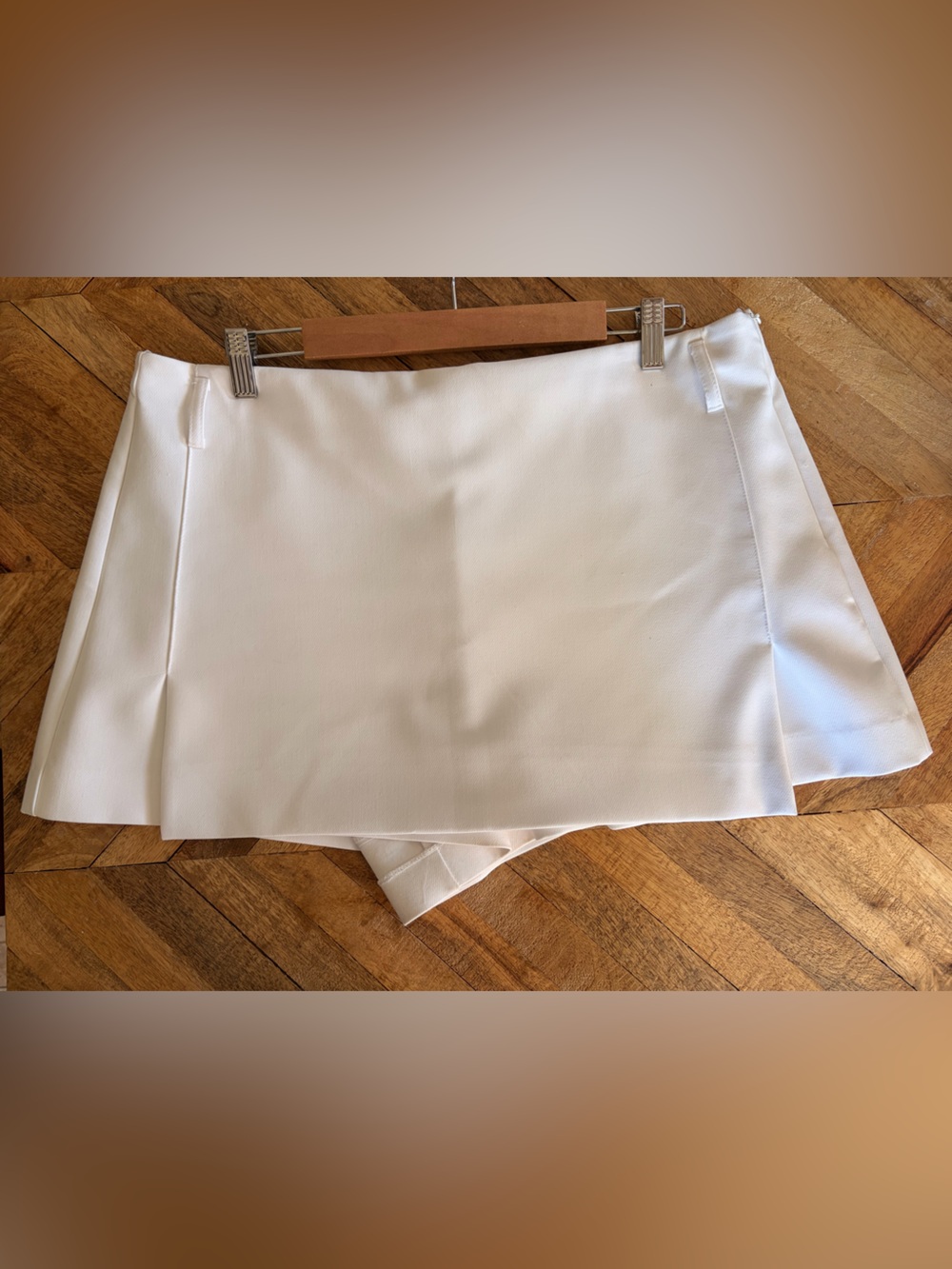 Zara White Skort